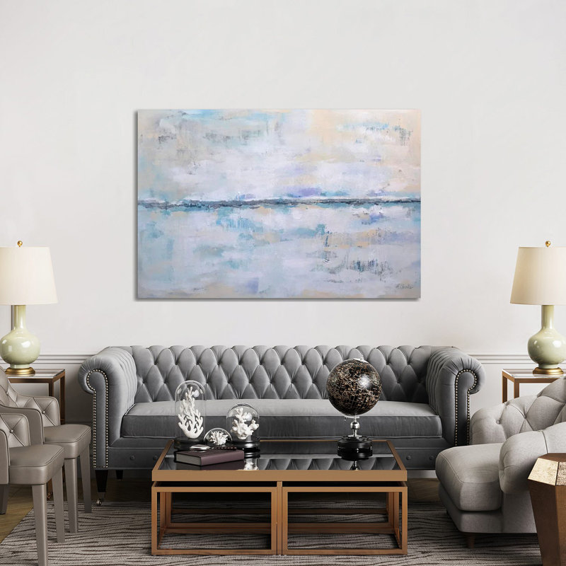 Abstract Seascape XXII by Radiana Christova - Wrapped Canvas Painting, 152.5 cm H x 101.5 cm W