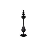 Bella Bloom Vase, Narrow, Matte Black