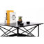 Table et chaises d'extérieur pliantes (3) - Table en aluminium, acier avec tissu pour le camping, les pique-niques, la plage, la cour, le barbecue, la satisfaction du patio et (3 pièces)-1443649913-1443649915-1443649906