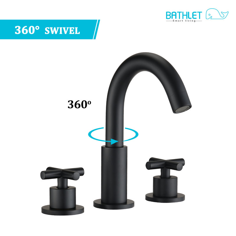 Widespread 2-handle Bathroom Faucet