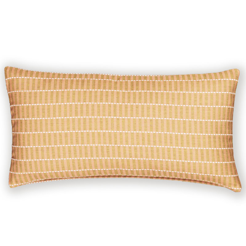 Coussin lombaire d'extérieur Sunbrella, Ambre, 26 po x 14 po, Plumes