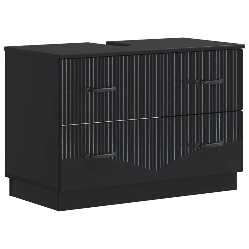 Under Sink Cabinet, Black