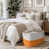 Blanc / orange