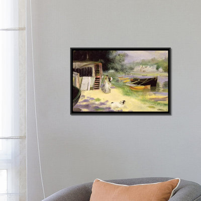 « la grenouillere, 1871/72 » par pierre-auguste renoir, impression sur toile