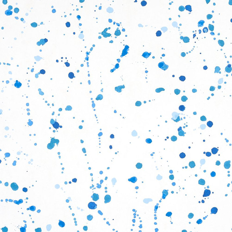 Papier peint Schumacher x Porter, Bleu