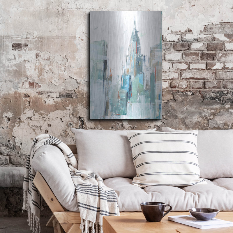 «Brilliant City Study 2» par Ethan Harper, art mural en métal, H 36 po x l 24 po