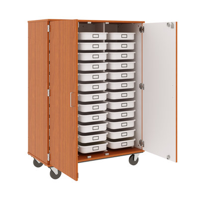 Mobile Manufactured Wood Classroom Cabinet