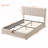 Queen Size Upholstered Platform Bed-688296437