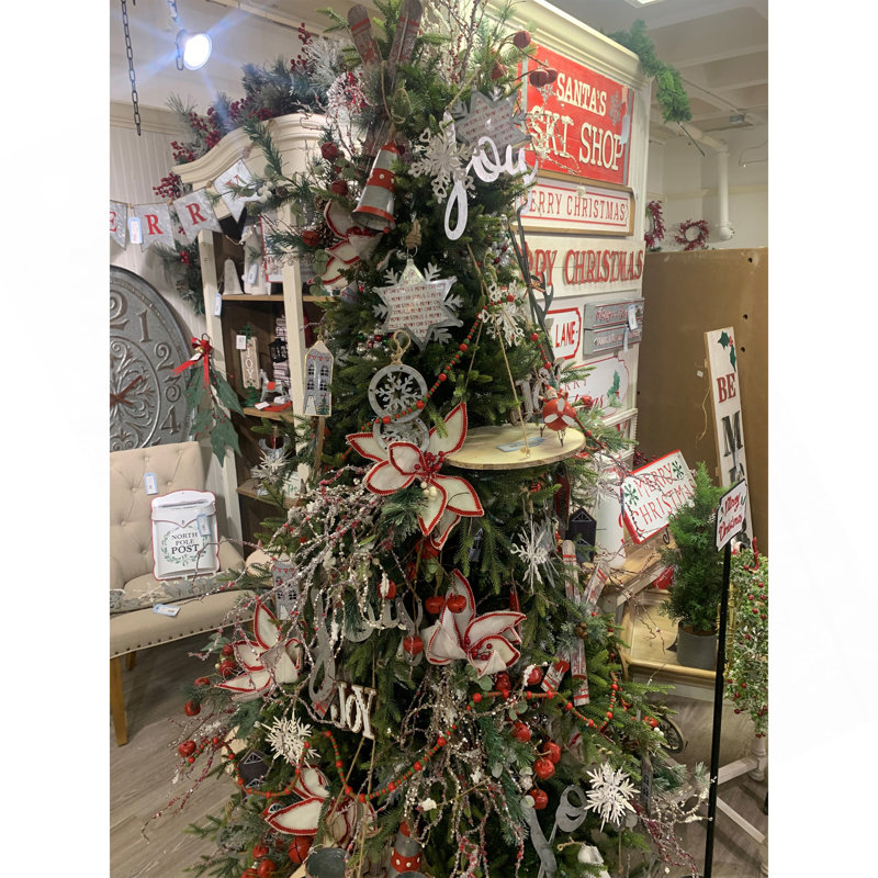 Ensemble de 6 crochets en forme de flocons de neige en fer, boules de Noël décoratives pour décorations de fêtes
