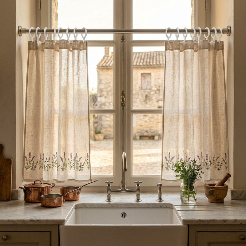 Natural Plastic / Acrylic Curtain Rings