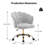 Izdyhaar Velvet Swivel Task Chair with Tufted Back-1617736433