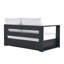 Causeuse modulaire d'extérieur en aluminium thermolaqué Modway Tahoe-95616610-95616607