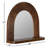Remmy Brown Shelf Wall Mirror