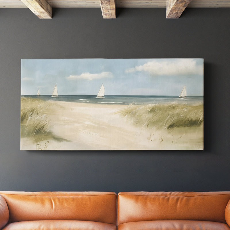 Série nautique-CXC III - Toile tendue avec châssis - Prêt à être accroché, H 24 po x l 48 po