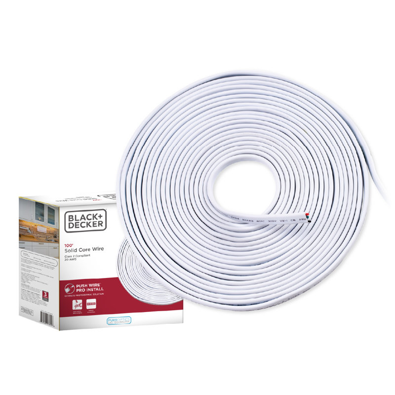 BLACK+DECKER 108" Jumper Wire Accessory for Under Cabinet Lighting Kits