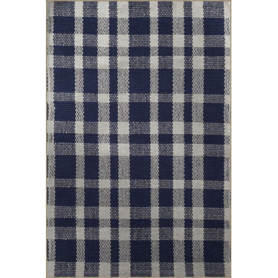 Machine Washable Geometric Blue Square Patterned Creative Modern Decorative Area Rug