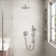 Calliope Retro Complete Shower System with Rough-in Valve