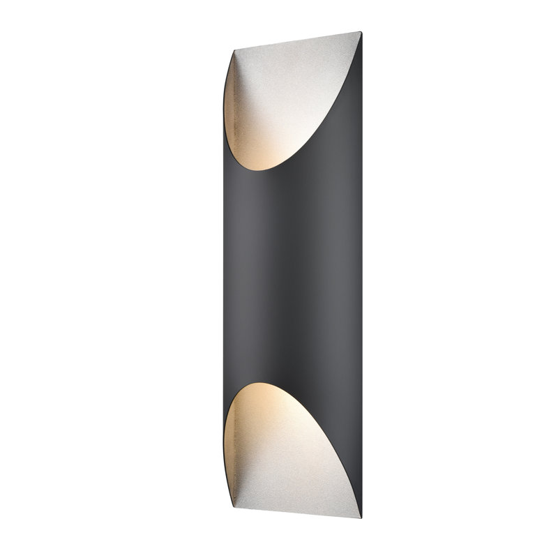 BRONZE HÉMISPHÈRE SCONCE, H 27 po x l 7,5 po x P 4,75 po