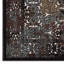 Tapis brun foncé et bleu argenté Westia-26713043