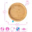 Tiny Dining - Round Bamboo Suction Plate-90692477