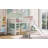 Twin Size Loft Bed With Slide And Ladder, White