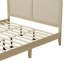 Lit plateforme en bois massif avec rotin-2043410448