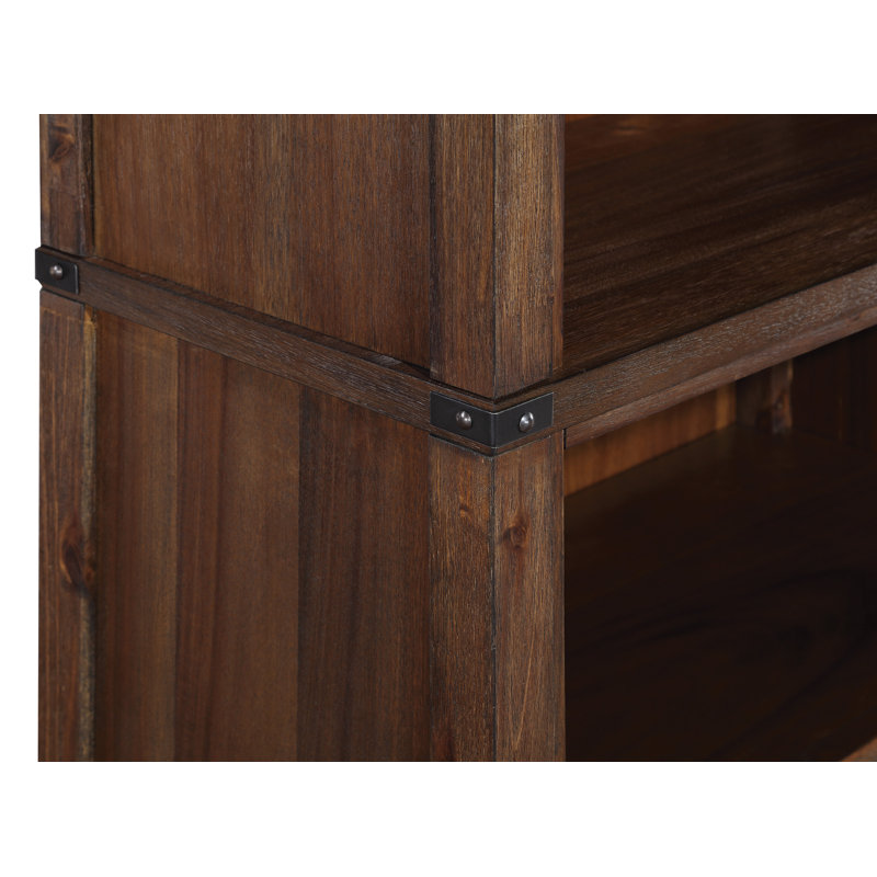 Bibliothèque standard H 72,25 "x l 30" Hegg, Noyer brossé