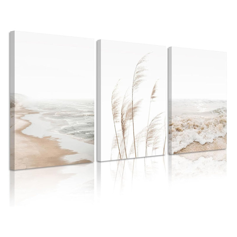 3 Piece Wrapped Canvas Print, 40 cm H x 30 cm W