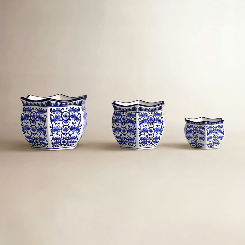 Ensemble de jardinières Blue Garden