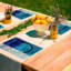 Napperon abstrait en polyester