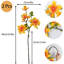 2 pièces de fleurs de magnolia artificielles, arrangement de branches de magnolia 22,8 po pour la décoration de centre de table de bureau à domicile (orange)-433035197
