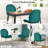17'' H Velvet Upholstered Side Chair-917853644
