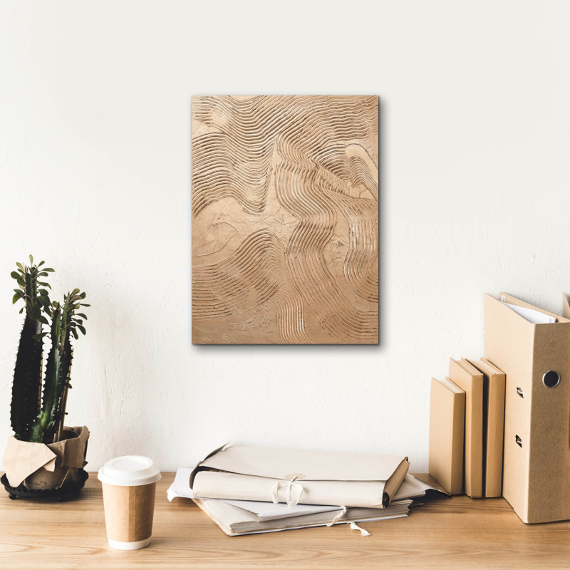  «Metallic - Copper» par Design Fabrikken, art mural sur toile, H 16 po x l 12 po