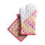Gant de cuisine + manique 100 % coton Summer Maze Maison d'Hermine - 7,5 po x 13 po et 8 po x 8 po