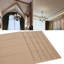 6Pcs V Grooved MDF Wall Panels Paintable 400mm X 1200mm X 6mm DIY Material