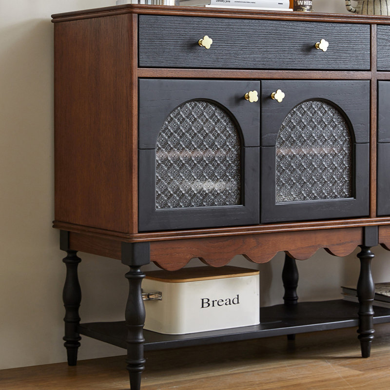 French-style retro light luxury sideboard