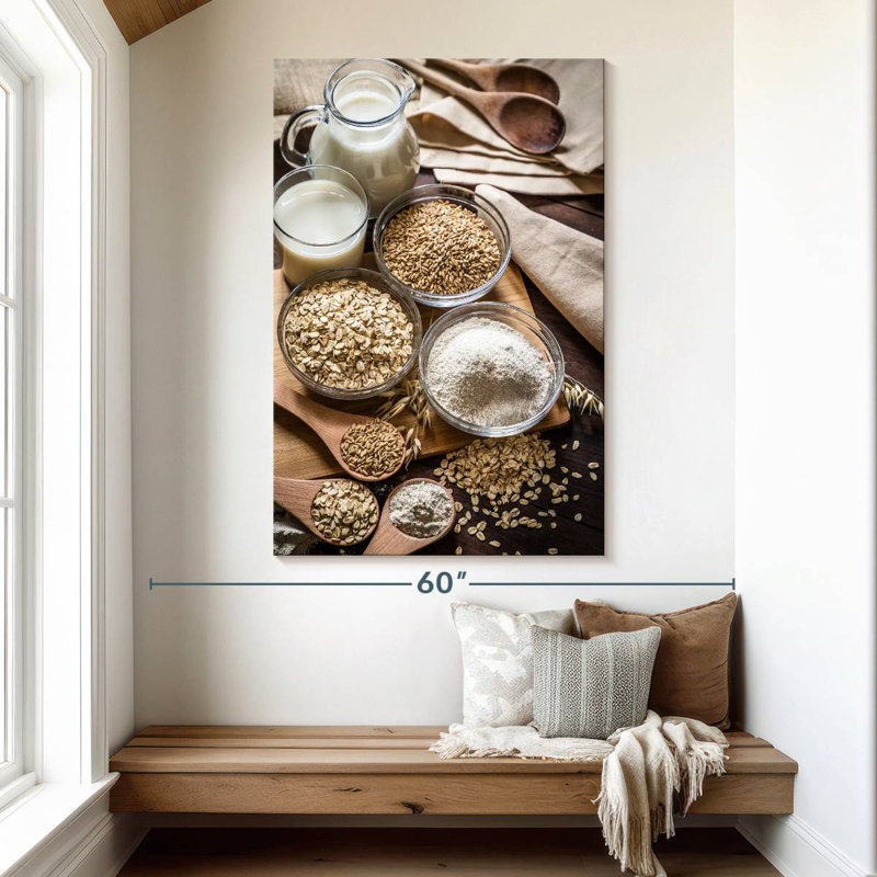 Yarlin Oats And Milk, 51" H x 34" W