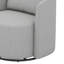 Fauteuil d'appoint pivotant à 360 ° avec accoudoirs ergonomiques et coussin décoratif-116646673