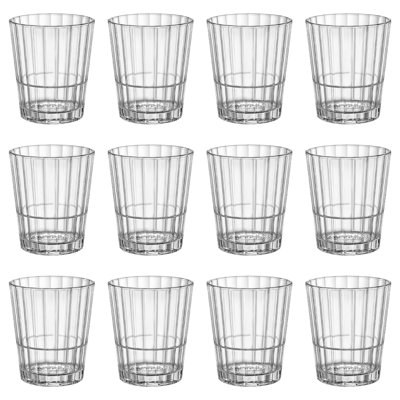 Oxford Bar Stacking Double Whisky Glasses - 374ml