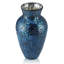 Vase décoratif en verre craquelé mosaïque bleu marine