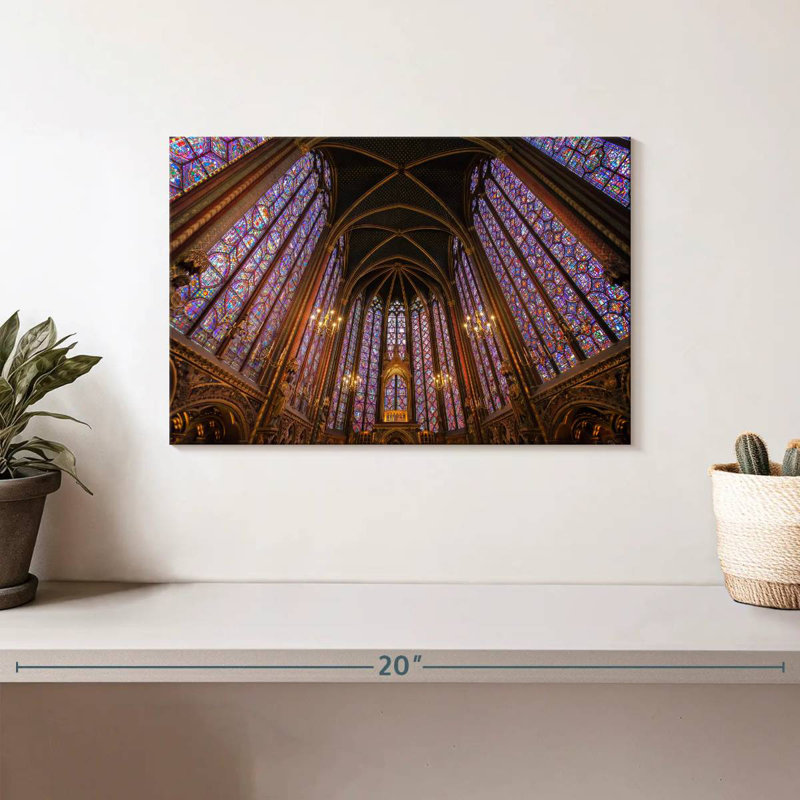 Lilie Inside Sainte Chapelle, 8" H x 12" W