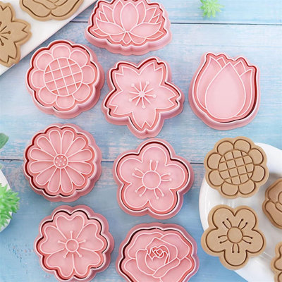 Flower Plastic Three-dimensional Household Cake Molds Molding Baking Tools Petals