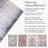 Winston Porter Grey/Soft White Machine Washable Area Rug – Non-Slip, Stain Resistant, GRS Certified, for Bedroom, Living & Dining-1462710822