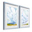 Lucid Skies I-ensemble de 2 reproductions d’art graphique encadrées sur papier