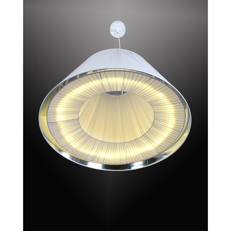 Window 1 - Light Pendant, 60cm W x 58cm D, White, White