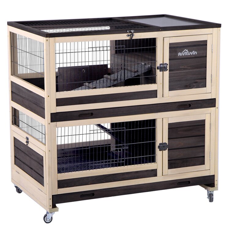 Shanitaortia Weather Resistant Small Animal Hutch