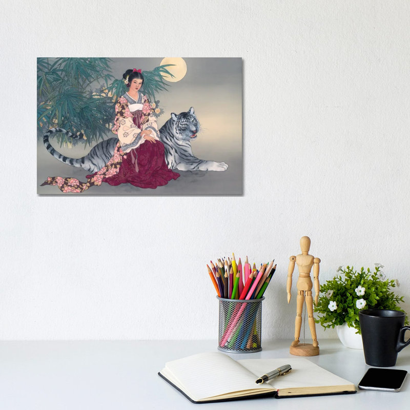 Spiritual Journey - Painting on Canvas, 20.32 cm H x 30.48 cm W, Wrapped Canvas