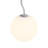 S-Curve Globe Pendant with White Jade Glass-1430504426