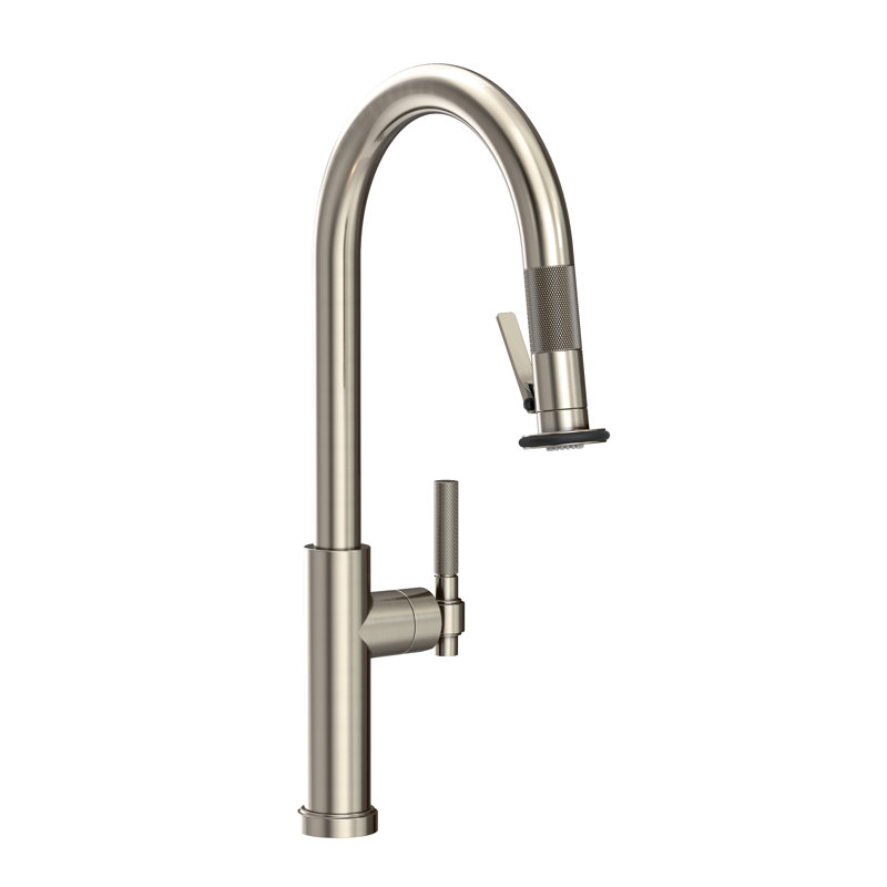 Pull-Down Kitchen Faucet - Trigger Spray, Antique Nickel