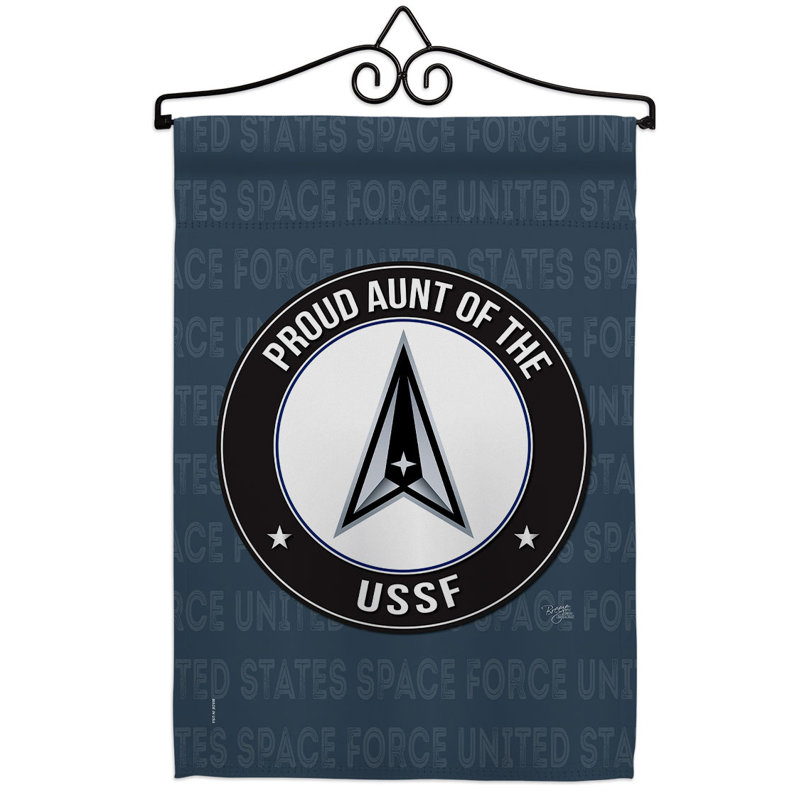 Ensemble de drapeaux en polyester 19 po x 13 po Proud Aunt